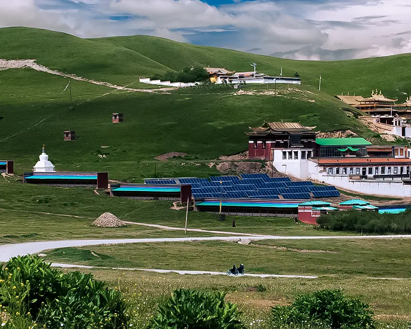 Progetti di accumulo di energia solare off-grid nella provincia di Gansu
